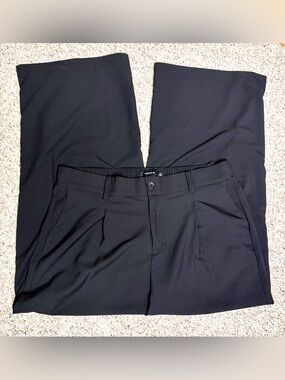 Torrid Black Wide Leg Slacks Sz 16